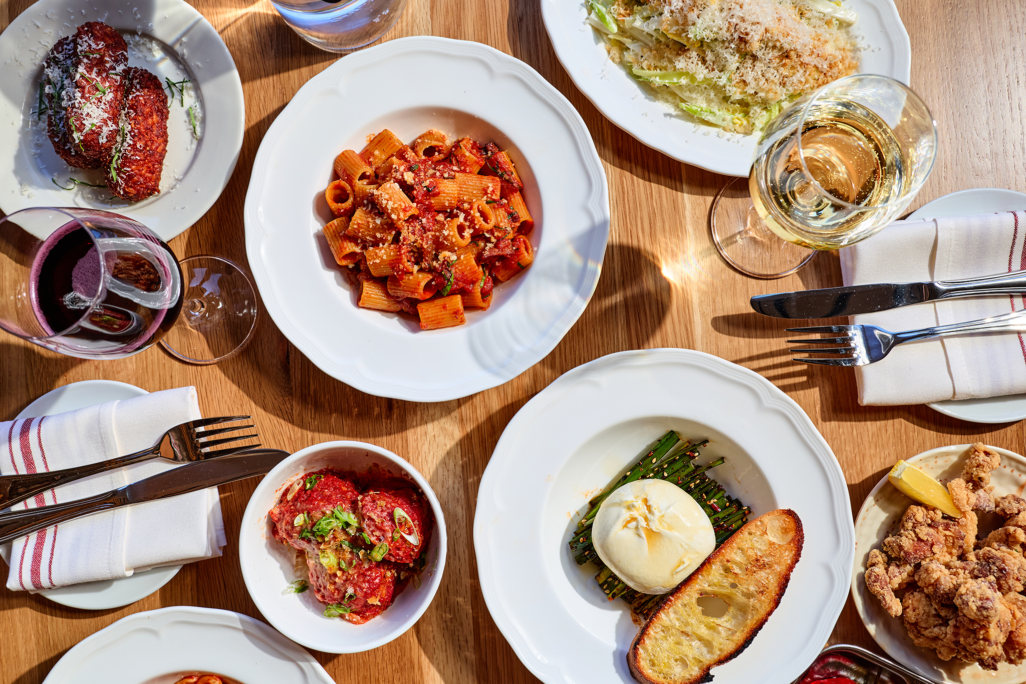 a plate of food on a table