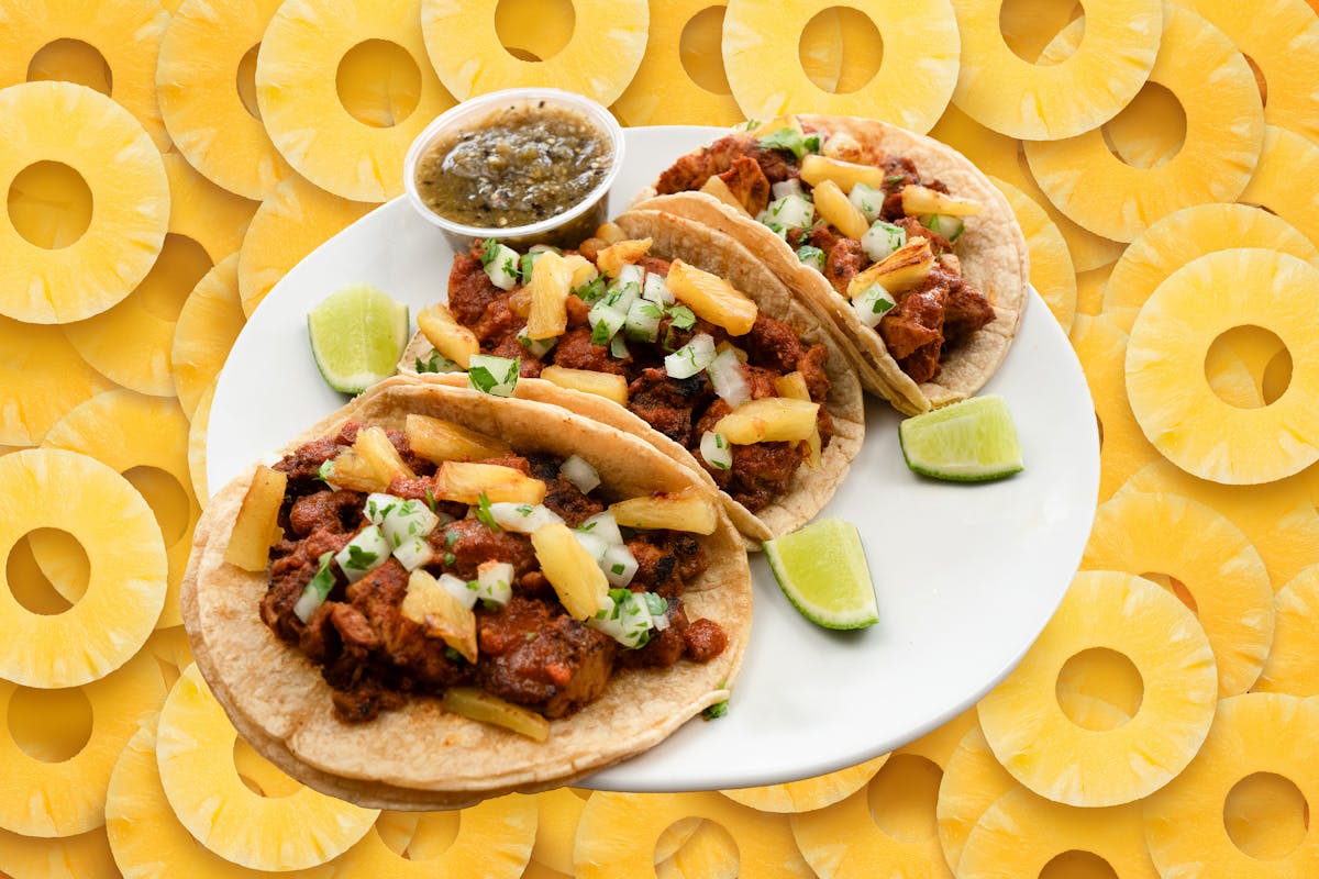 Chicken al Pastor Tacos with Pineapple