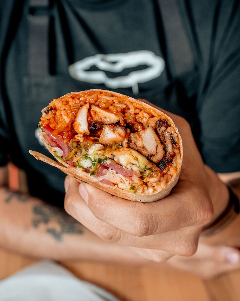 Kimski Fire Chicken Burrito