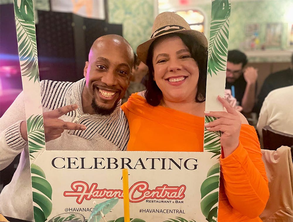 A couple celebrating at one of the top birthday party venues near Clara Barton, NJ.