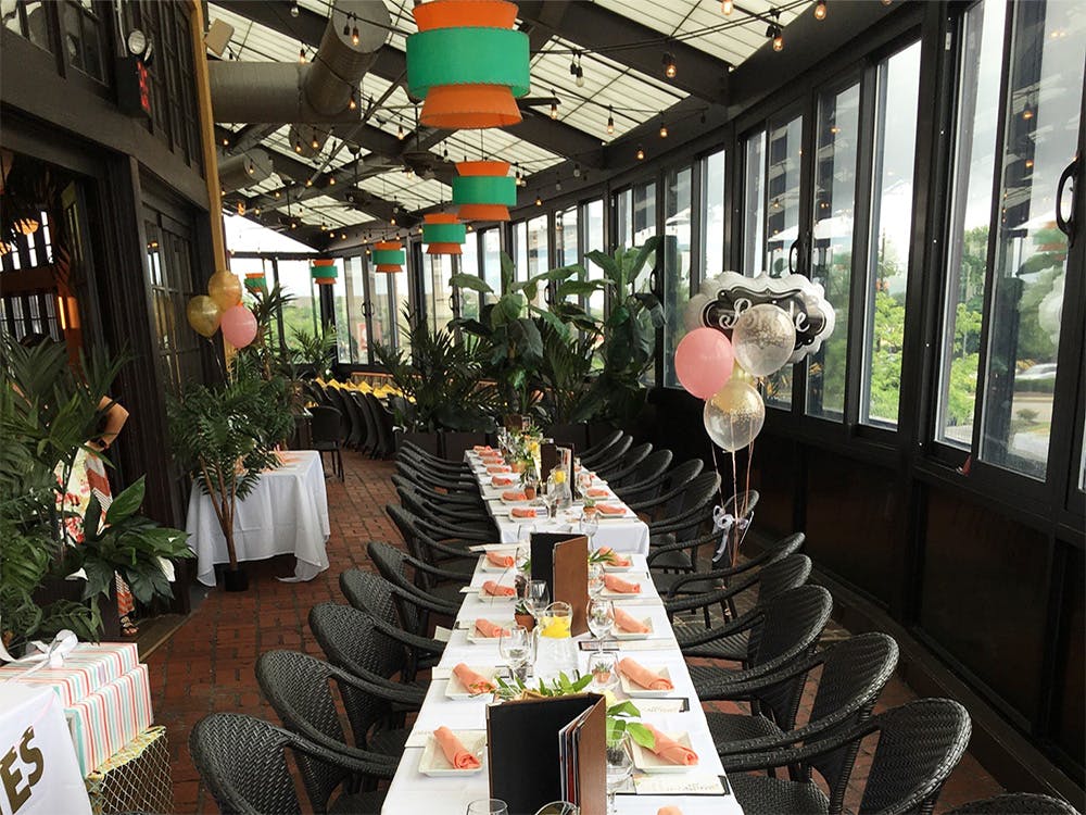 View of the Patio at our Avenel, Woodbridge Township event venue.