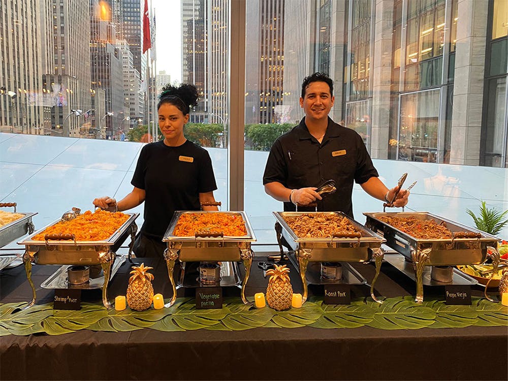 Top Cuban restaurant in and near Manhattan, New York providing Cuban food catering.