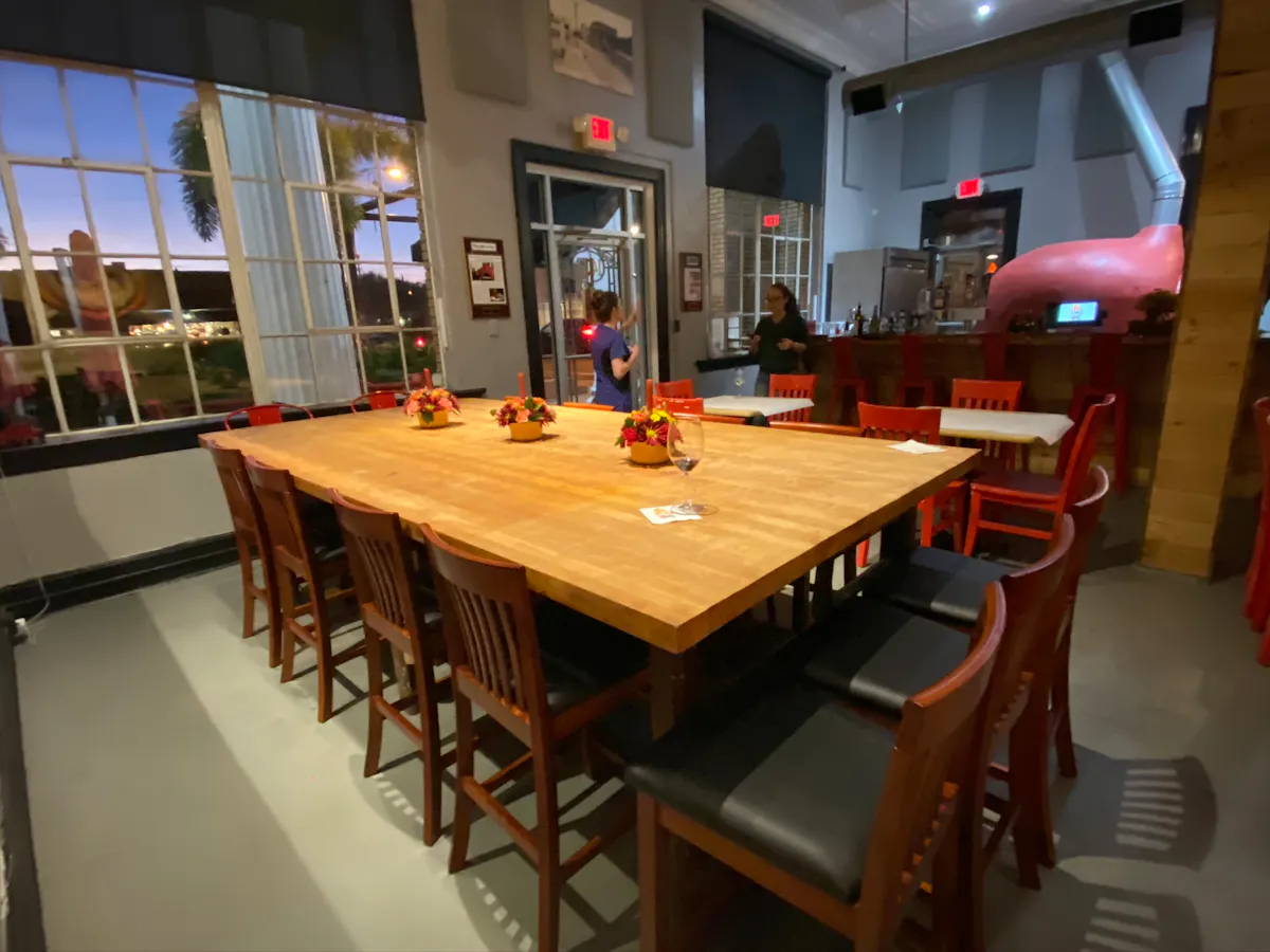 a dining room