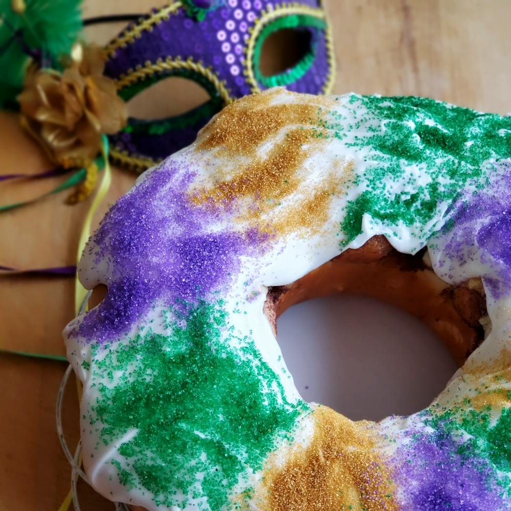 a close up of a flower