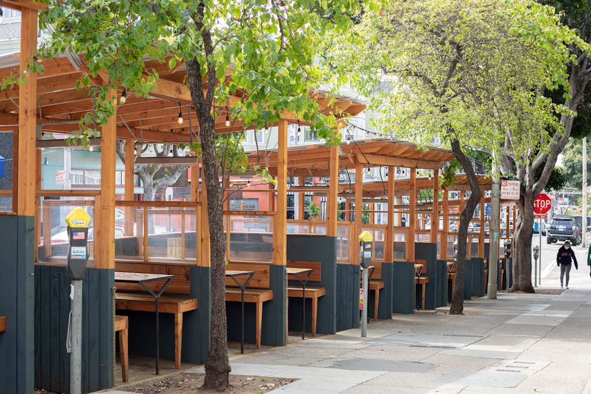 outdoor parklets