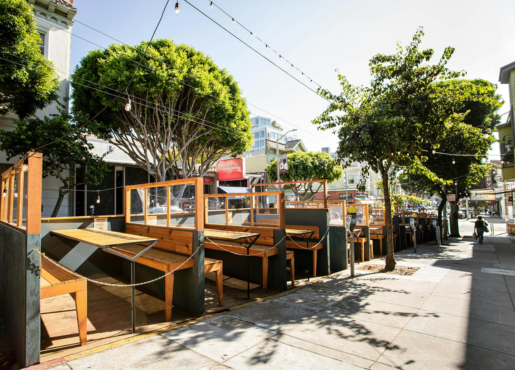 a bench on a sidewalk
