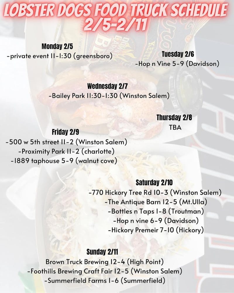 Winston Salem, NC Hours + Location Lobster Dogs Food Truck