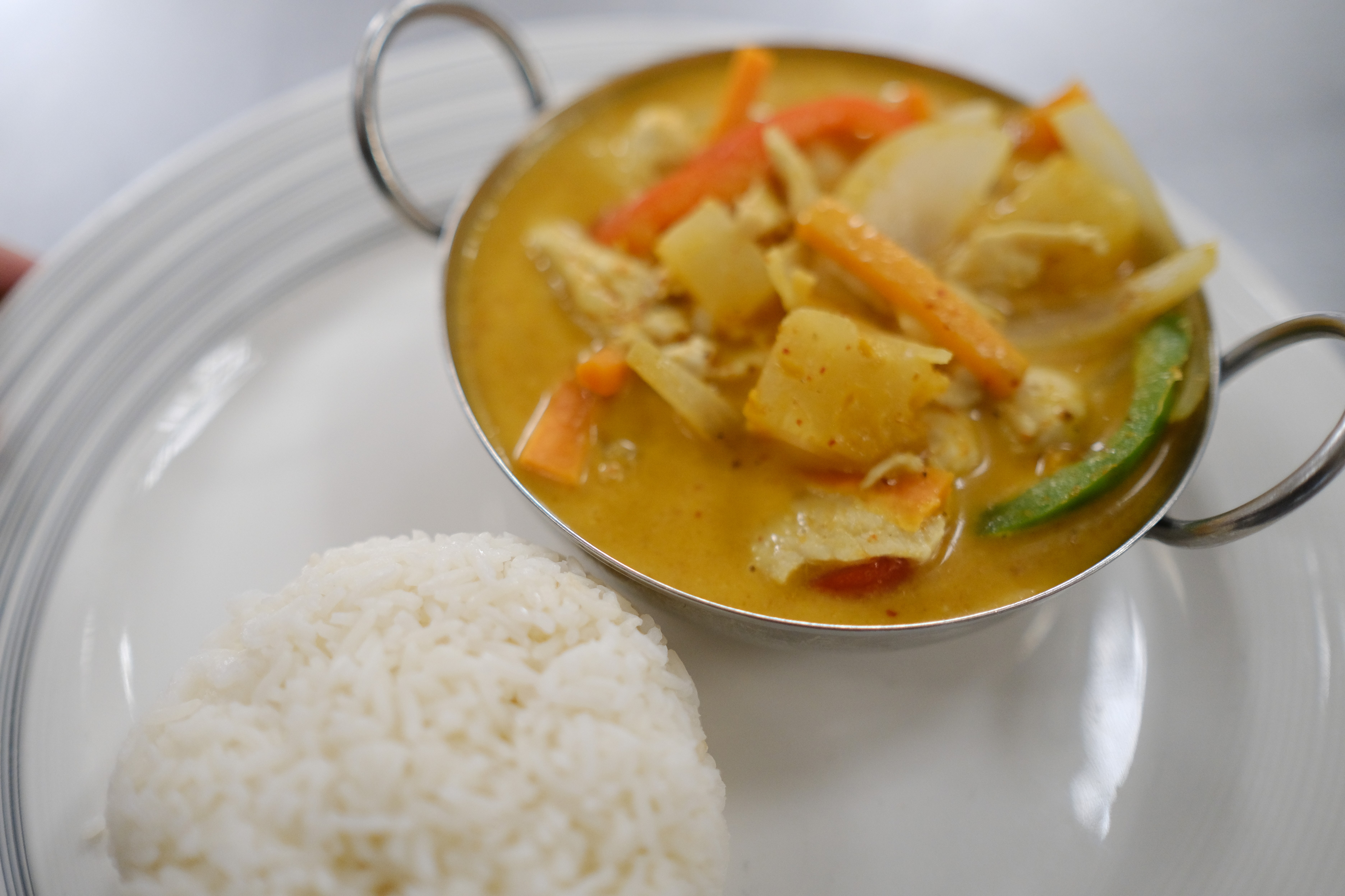 a bowl of food on a plate