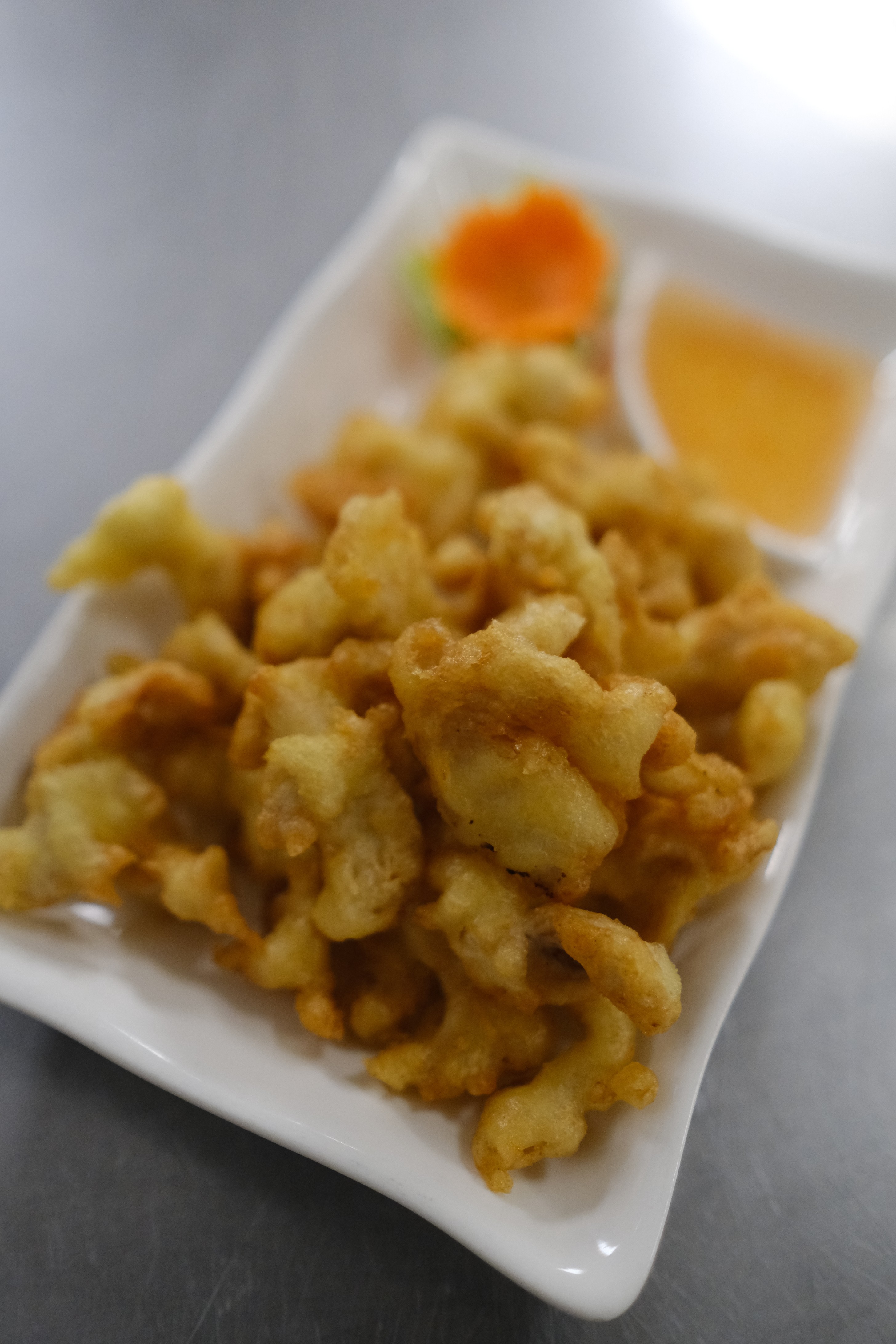 a close up of a plate of food