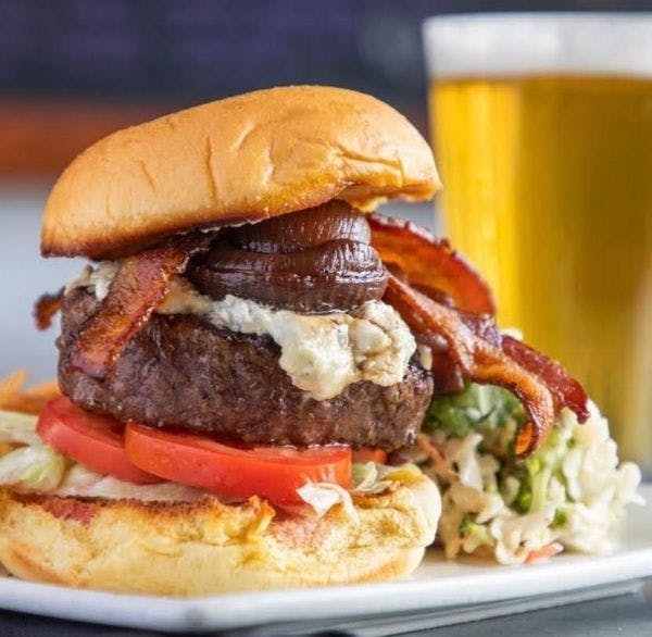 a close up of a sandwich