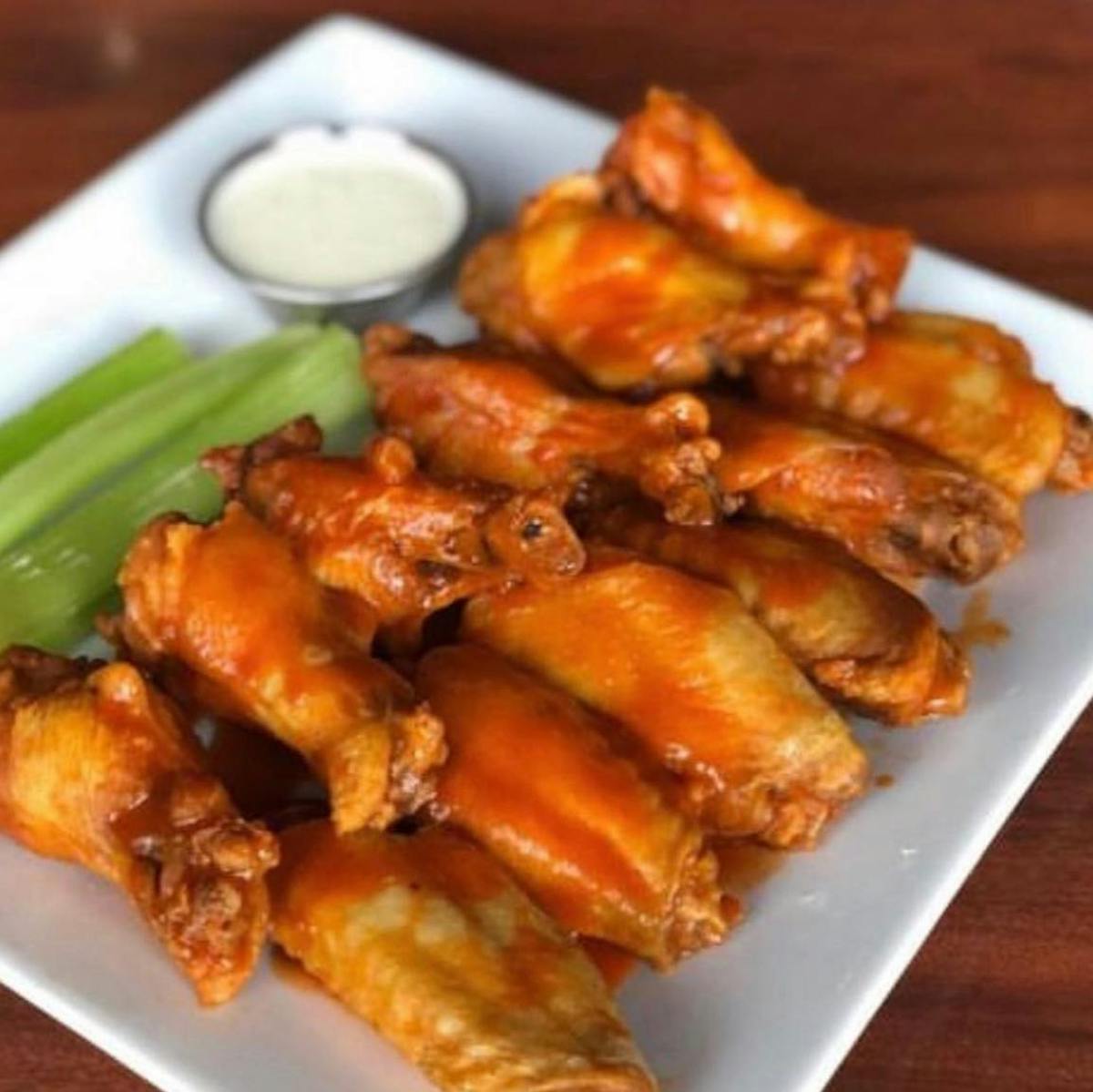 a plate of food on a table