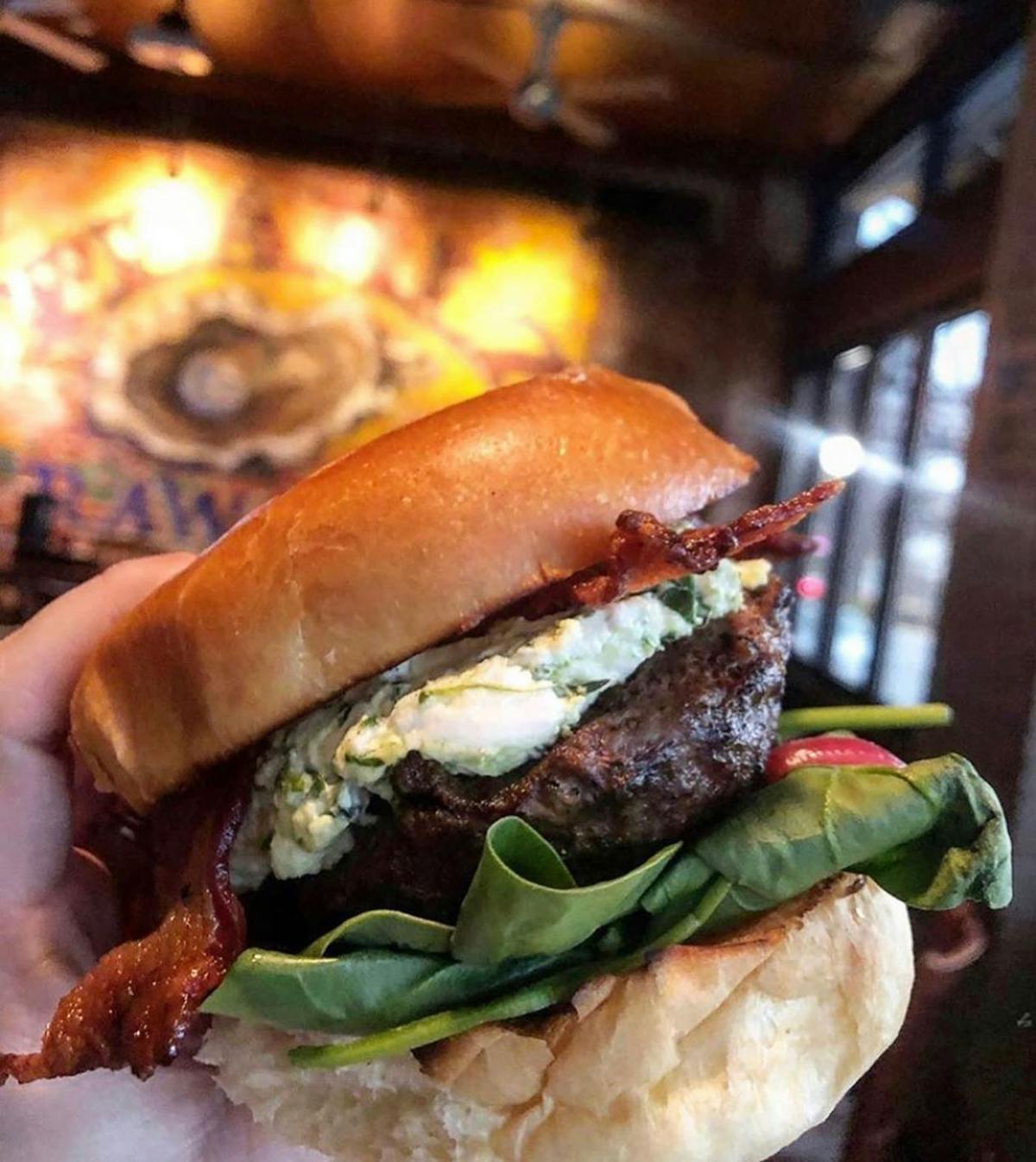 a close up of a sandwich