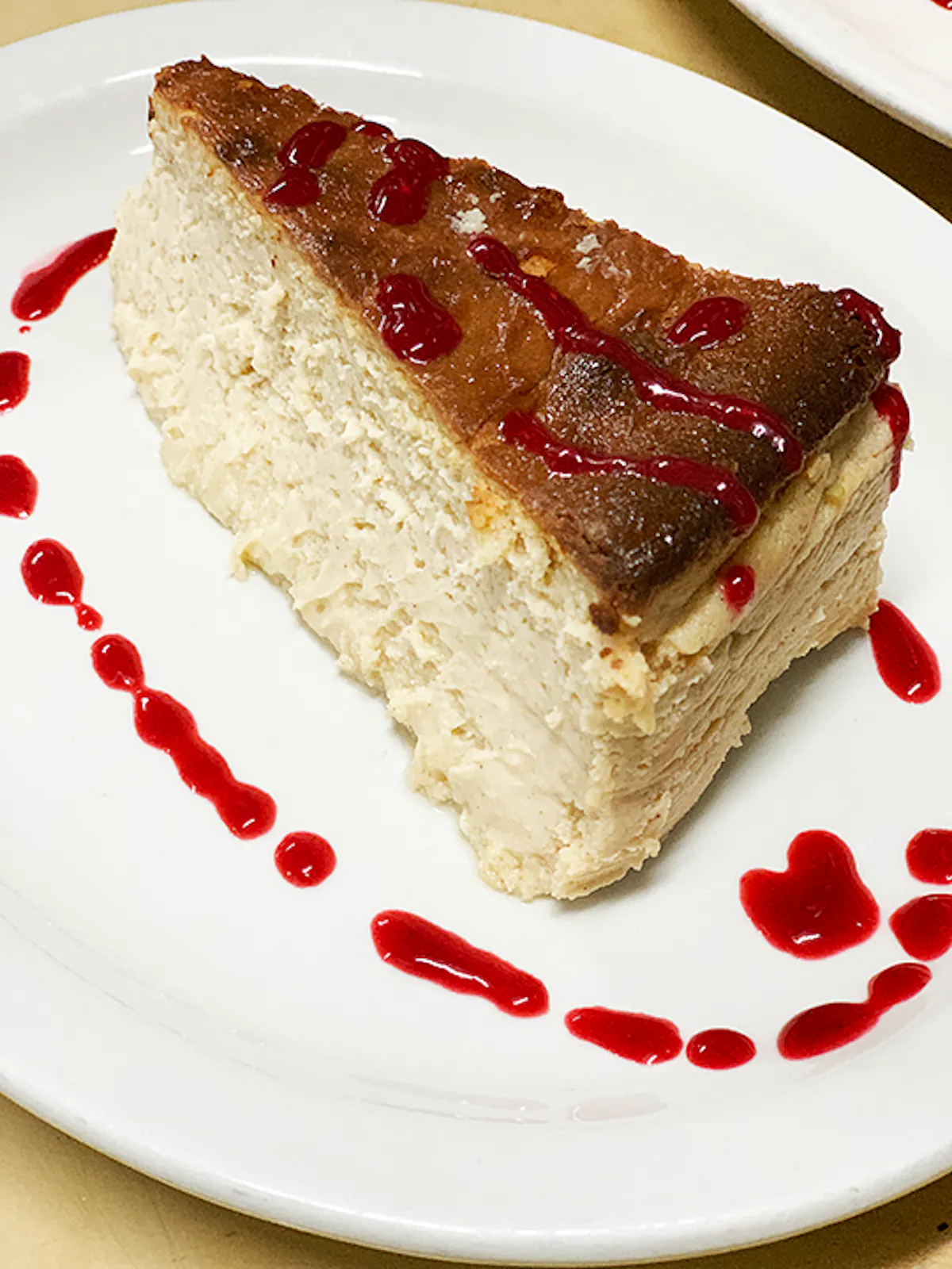 a piece of cake on a plate
