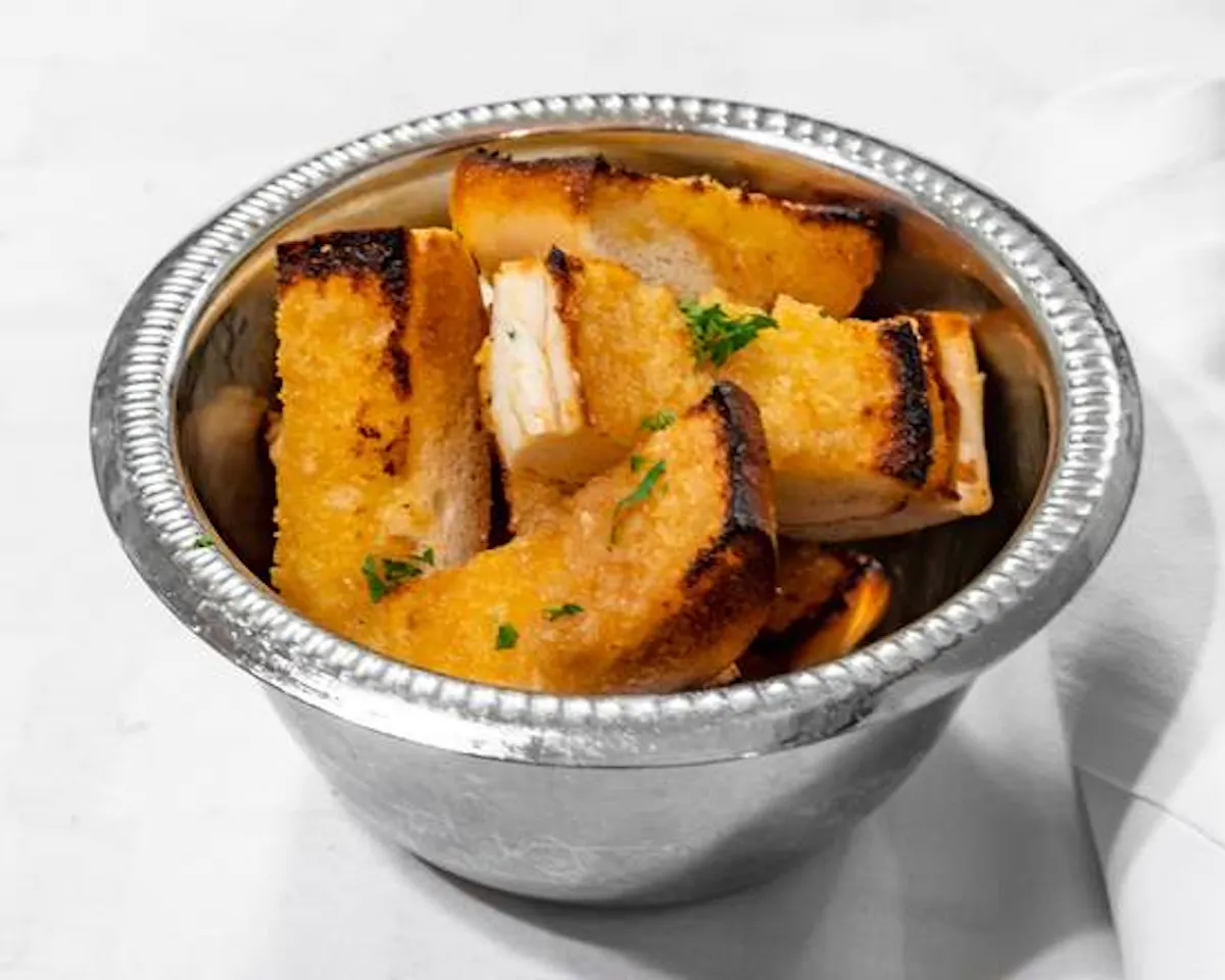 a bowl of food on a table