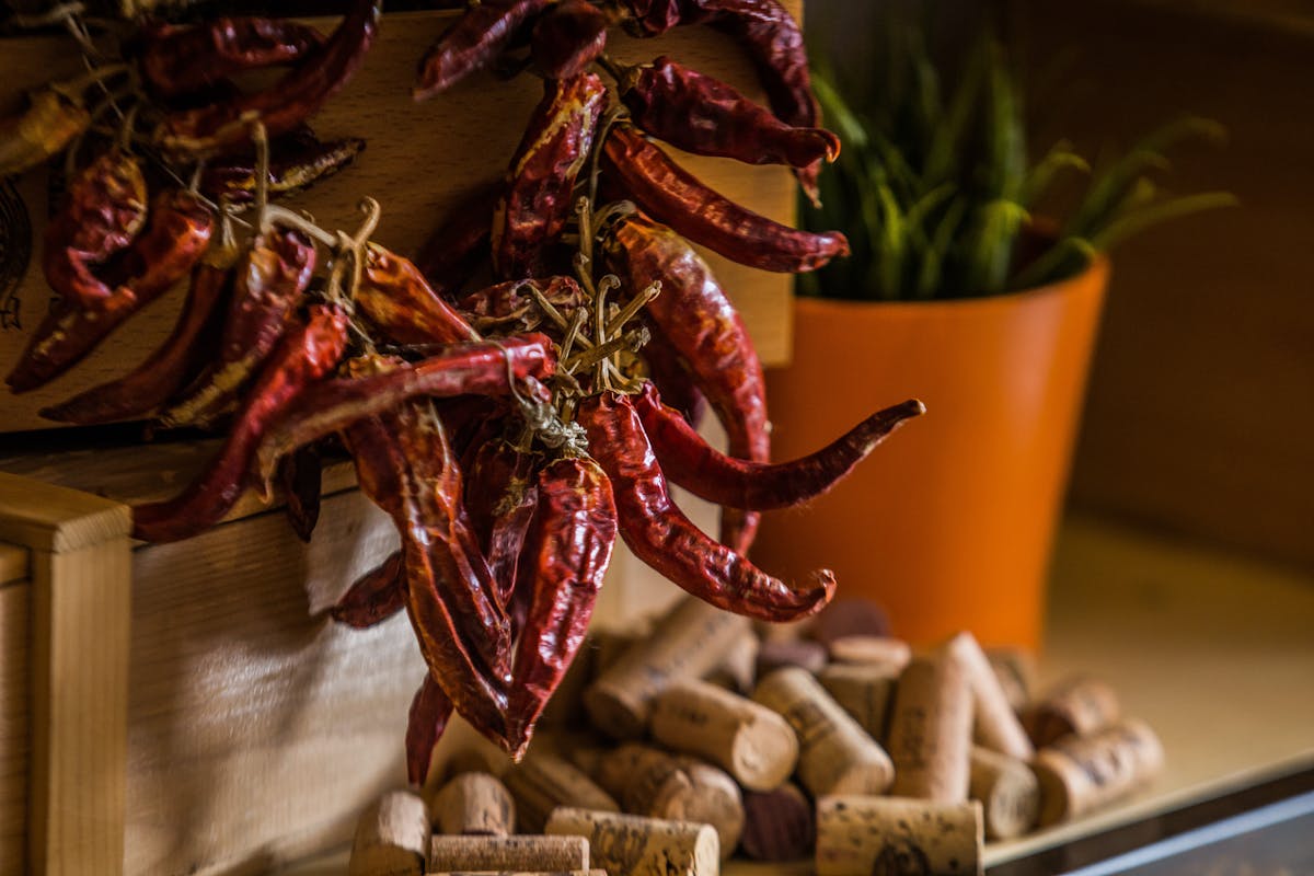 a vase of flowers on a table