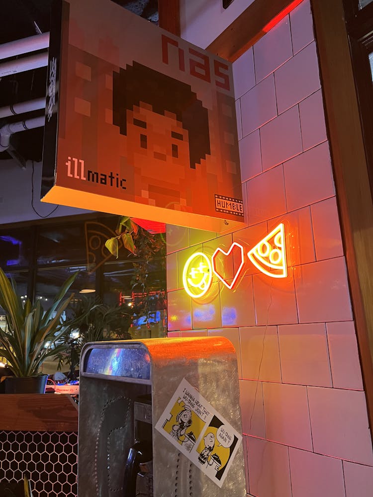 a sign on the side of a building