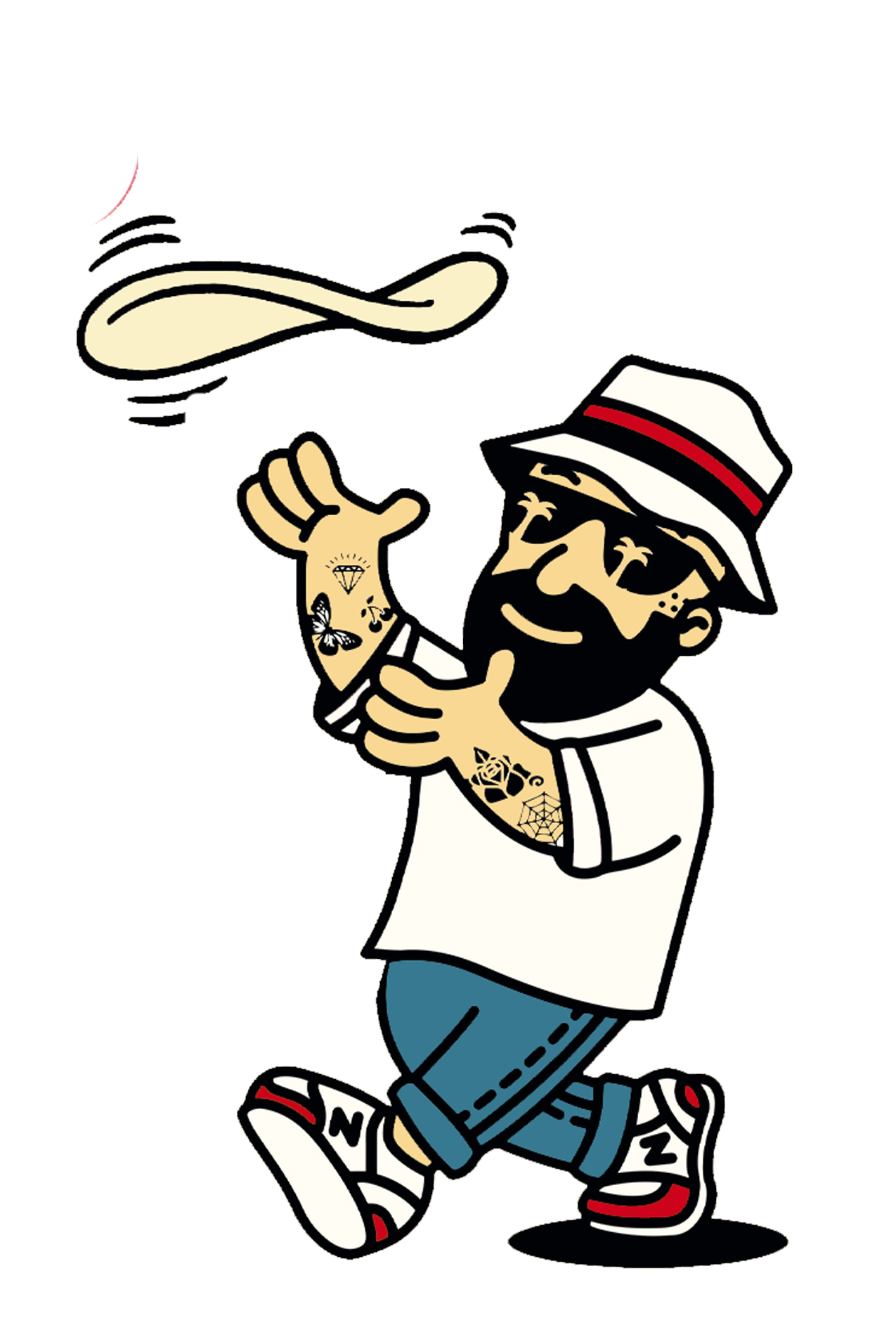 a close up of a logo