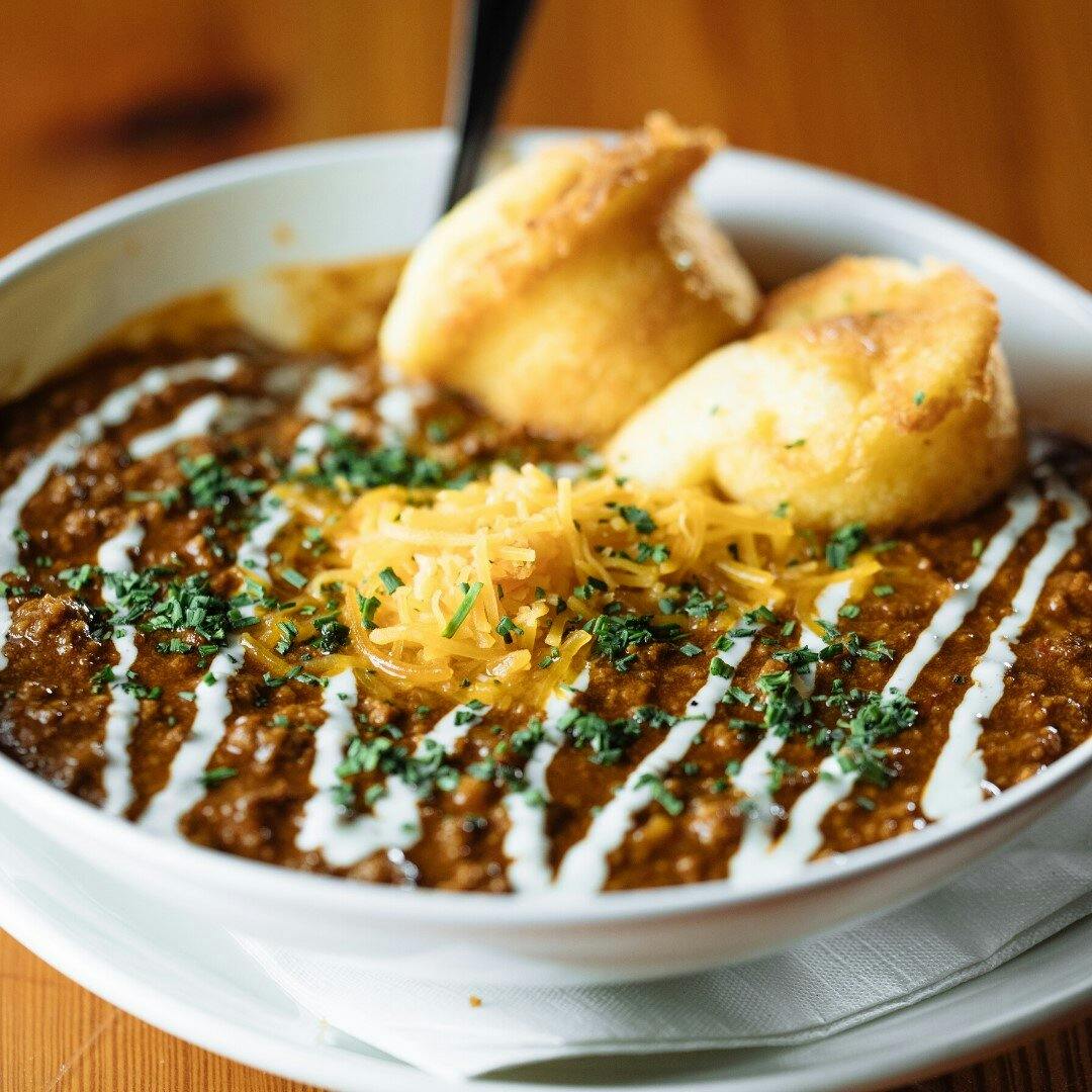 a bowl of food on a plate