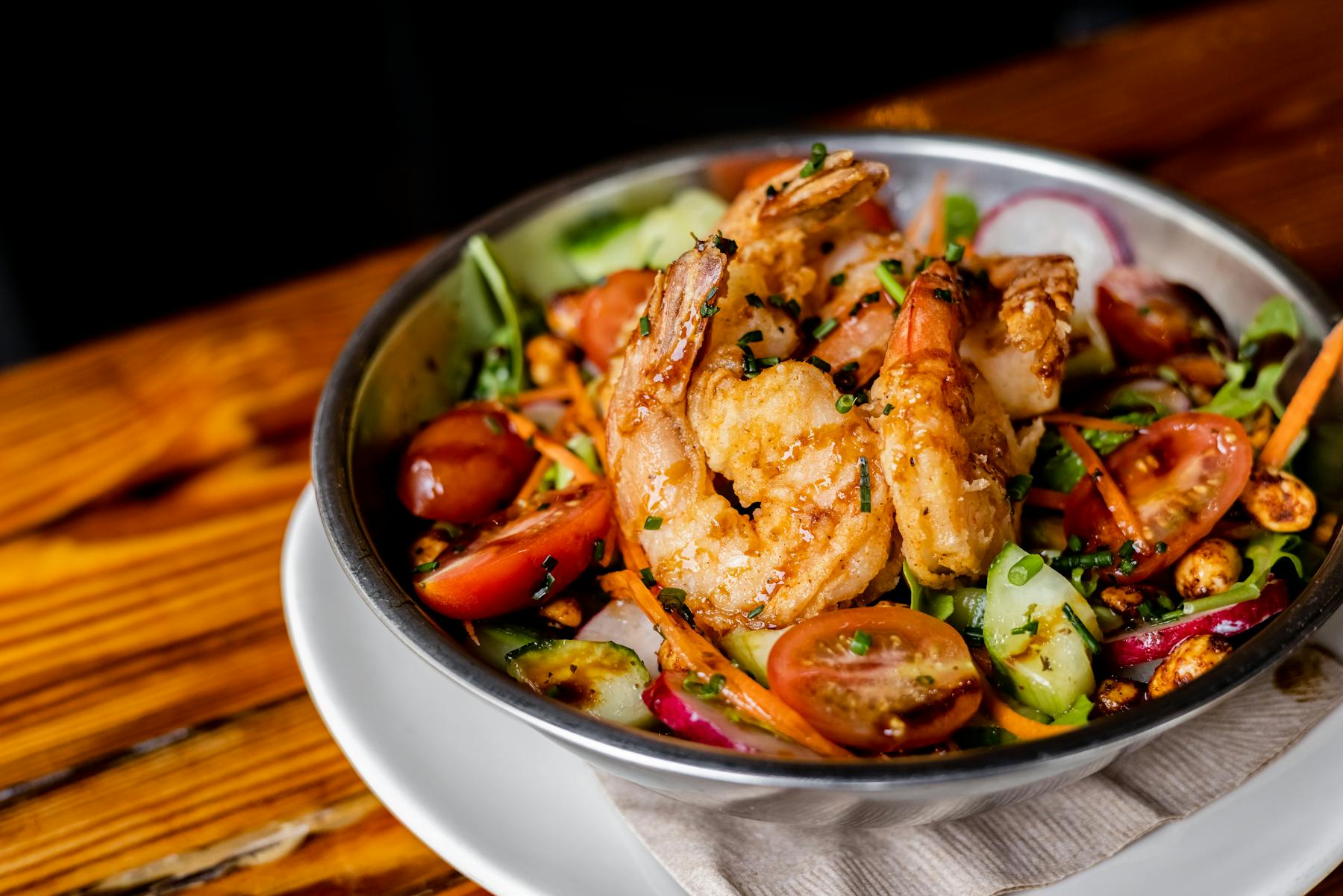 crispy shrimp salad