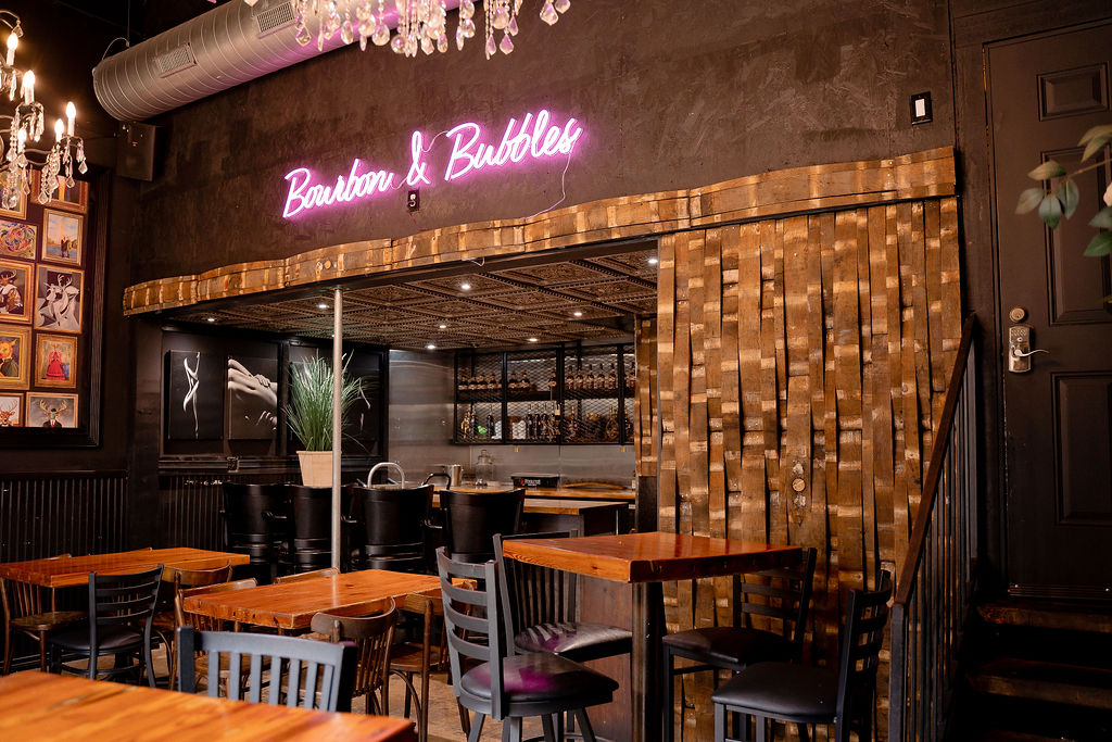 bourbon & bubbles room dallas events