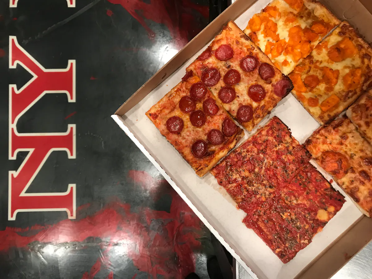 a box of pizza