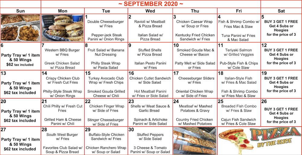 Favorites Pizza & Wings Daily Specials & Coupons