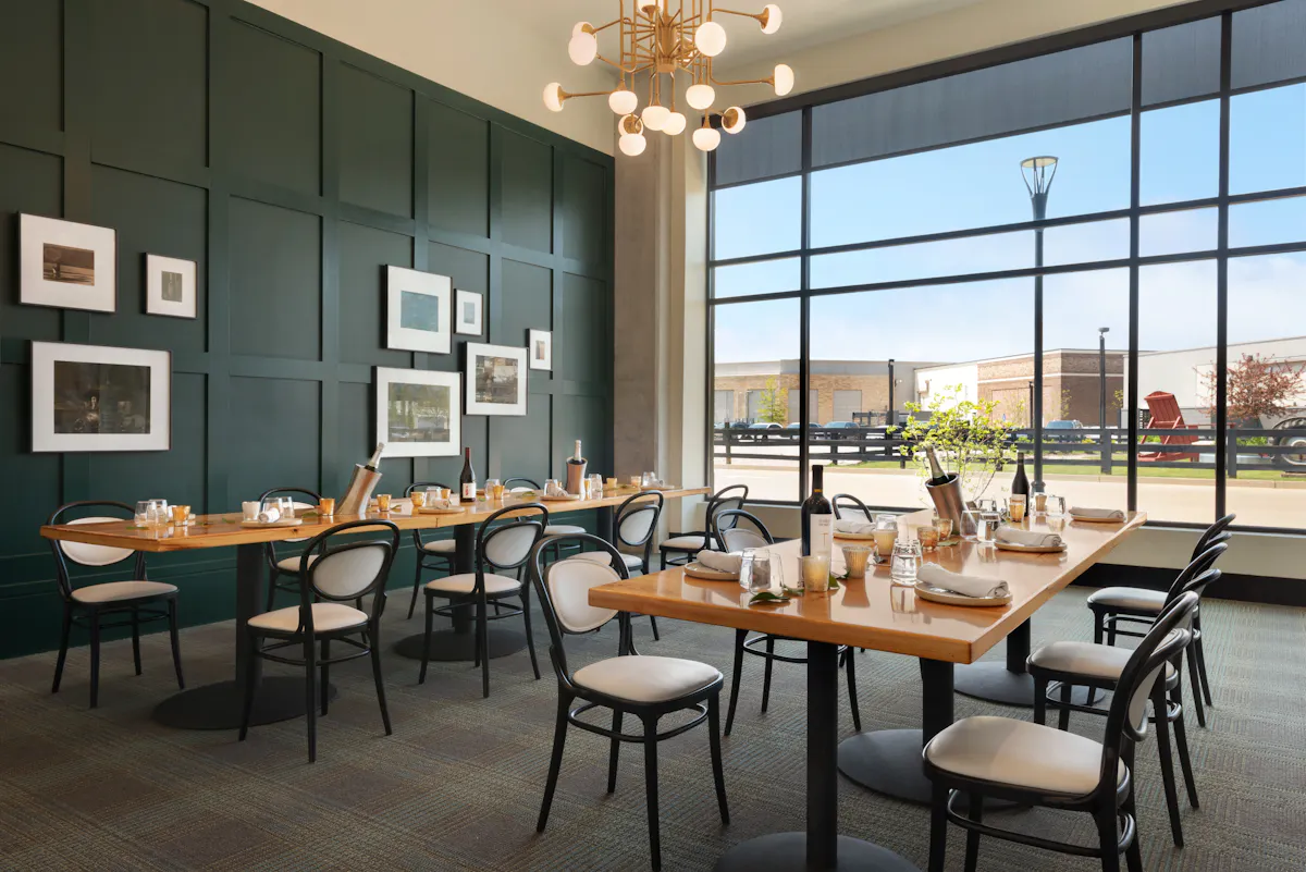 a dining room table