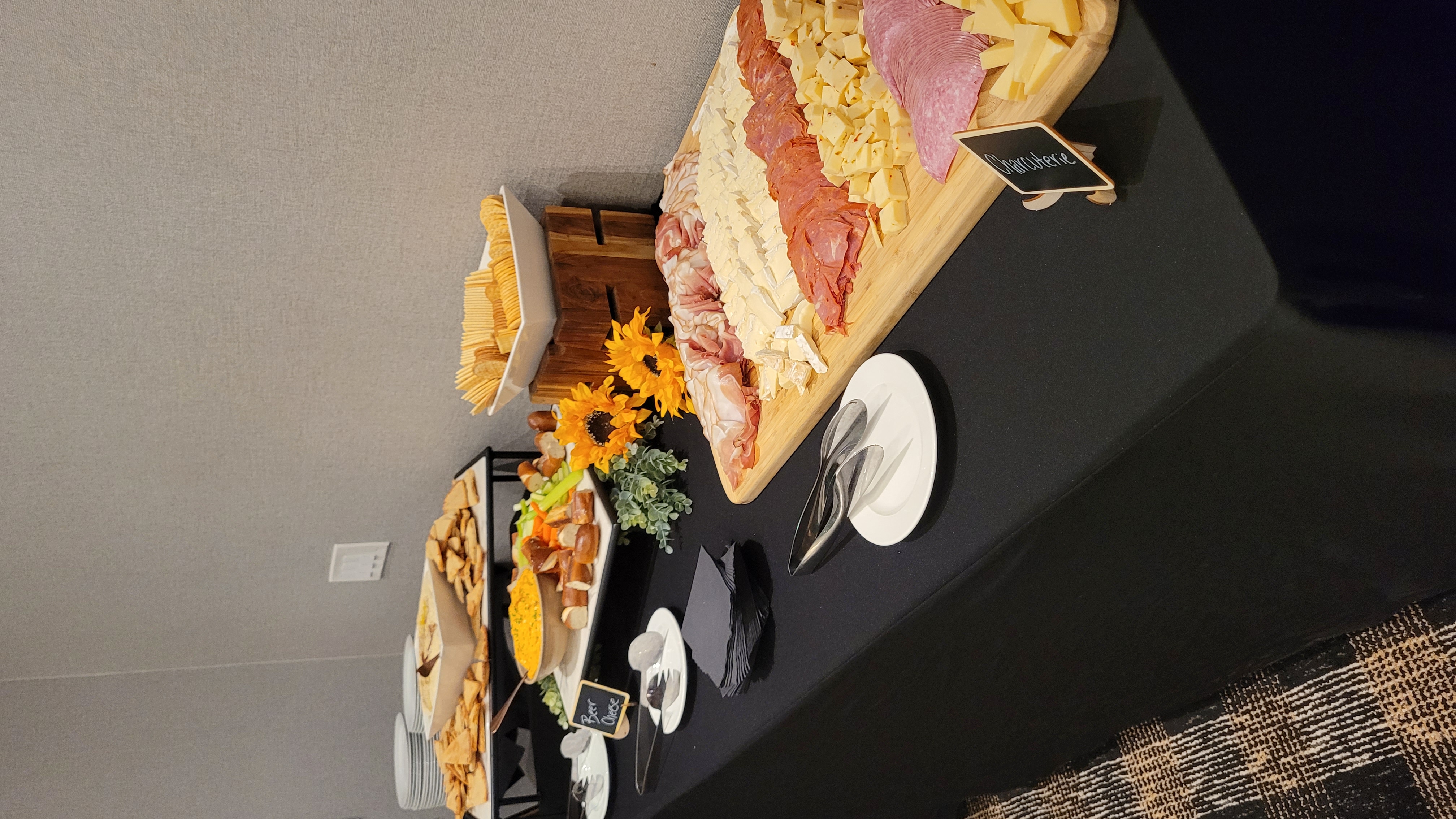 a tray of food on a table