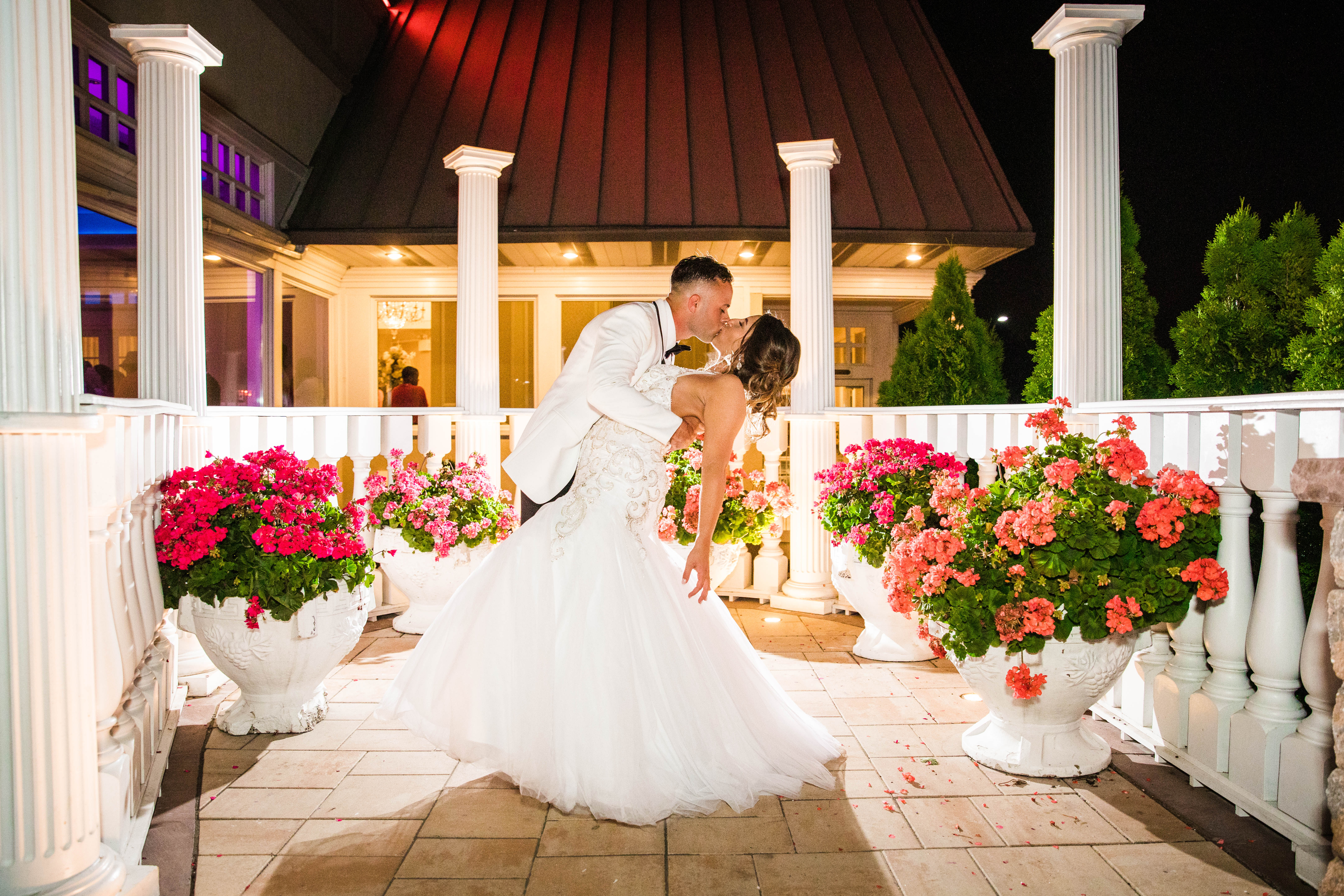 a person in a wedding dress