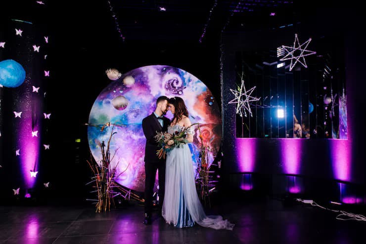 a group of people on a stage