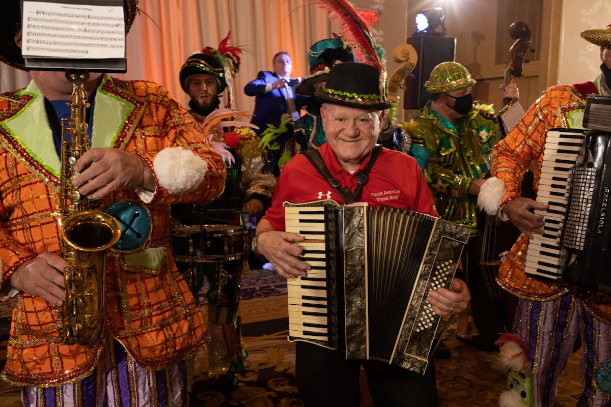 a group of people wearing costumes