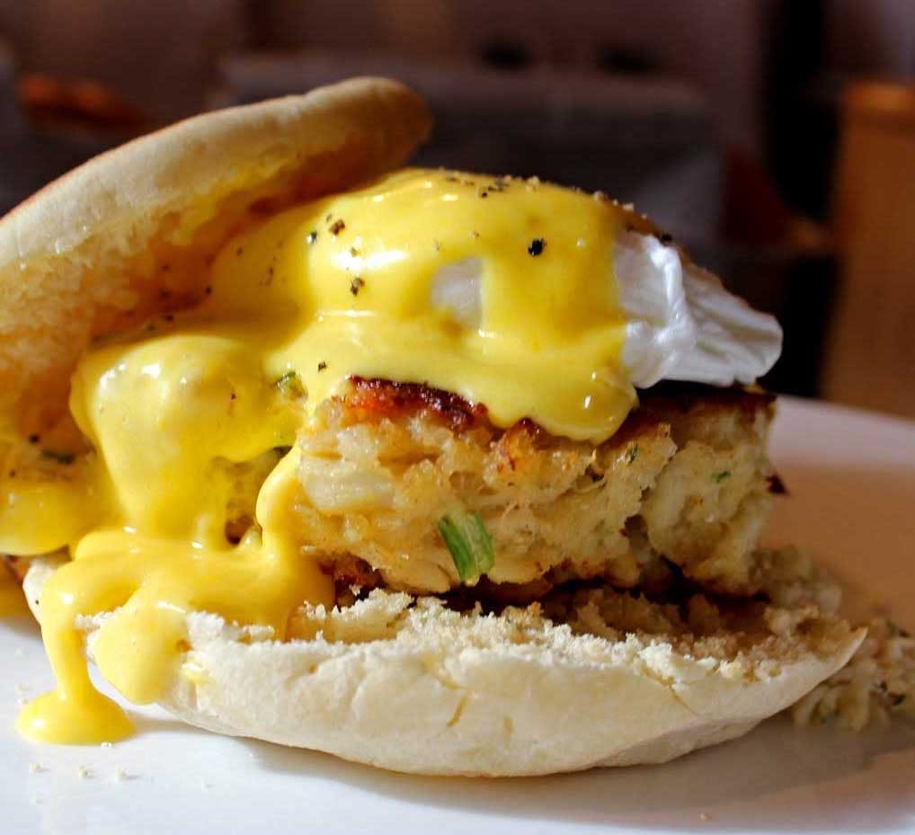 a close up of food