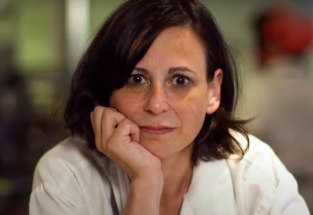 a woman talking on a cell phone