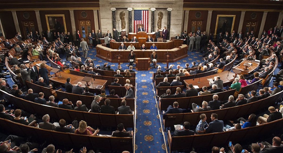 a group of people in a room