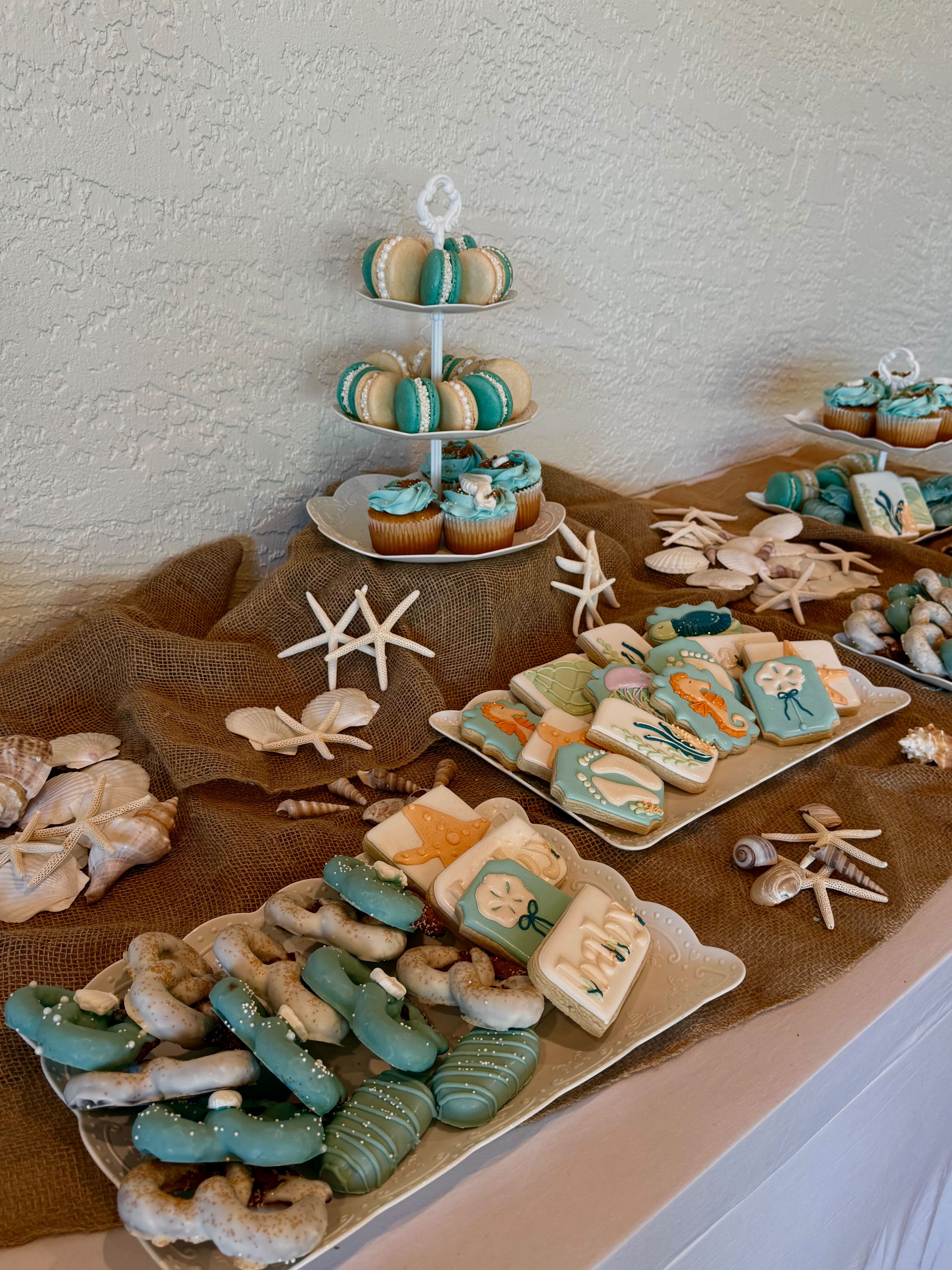a group of items on a table