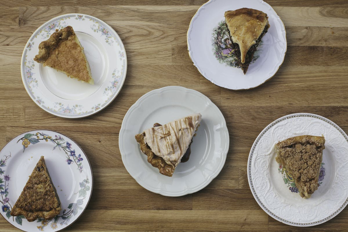 a slice of cake on a plate