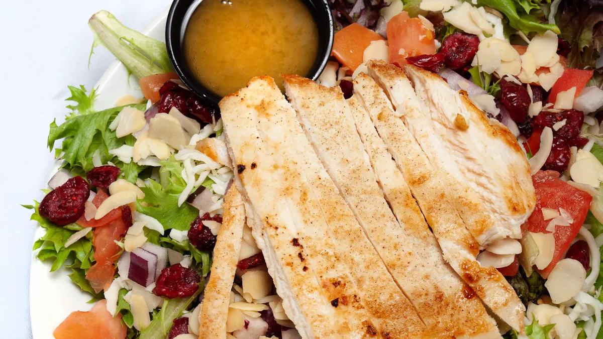 a close up of a plate of food