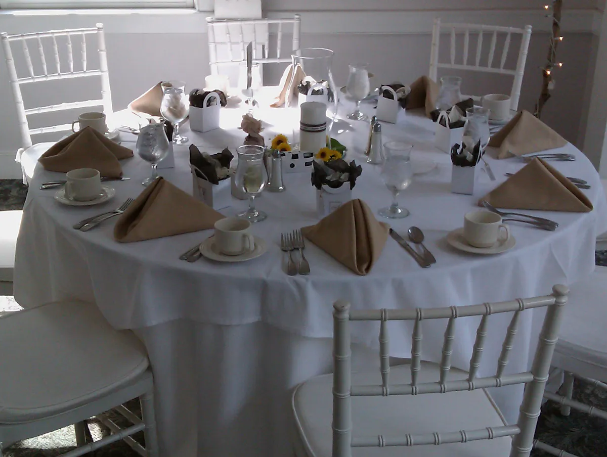 a dining room table