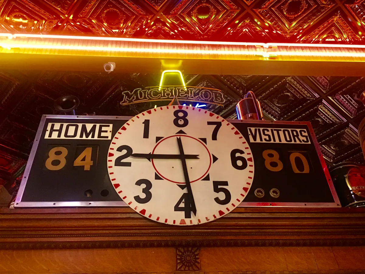a clock on the side of a building