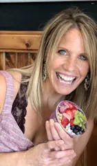 a woman smiling for the camera