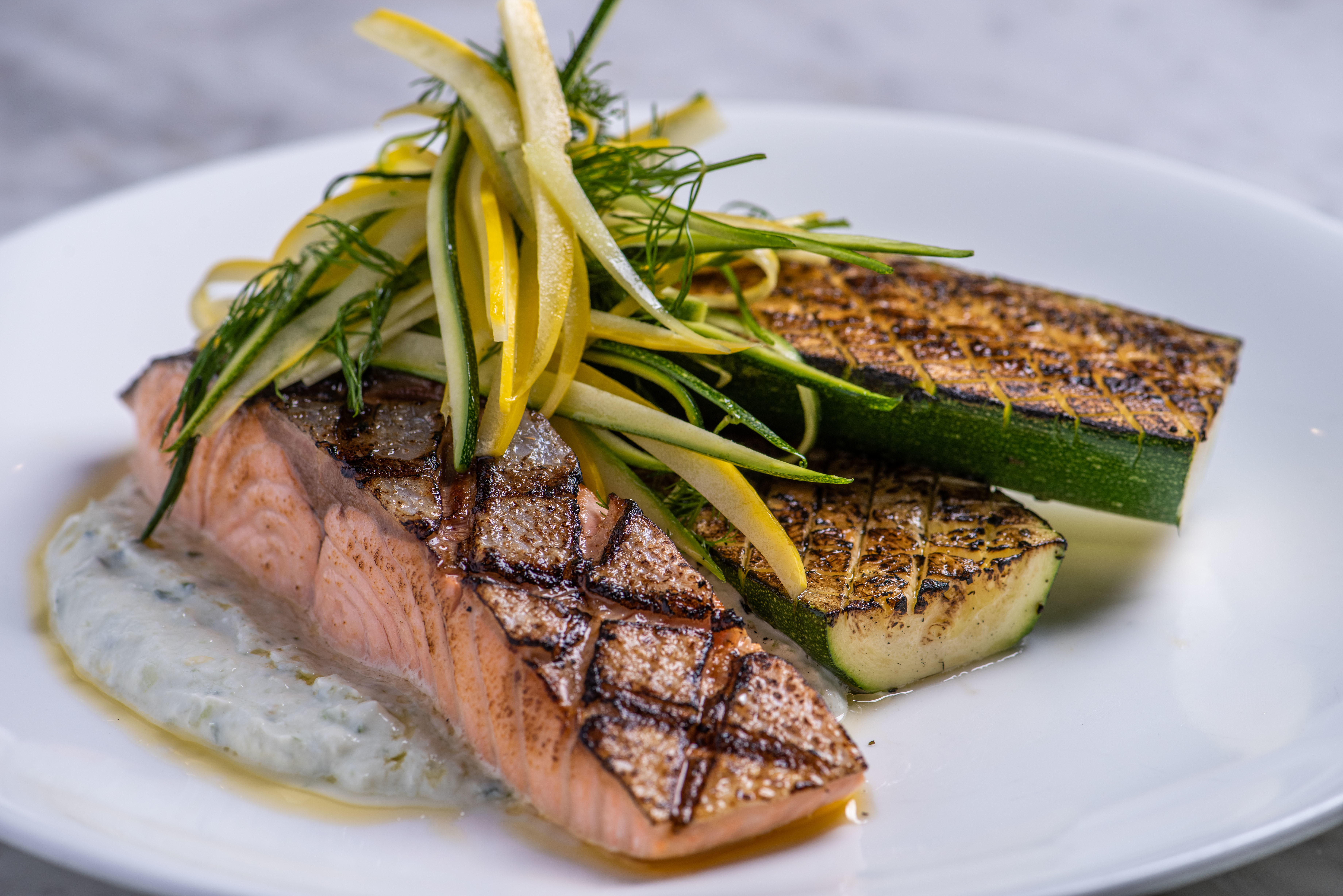 salmon with zuchinni