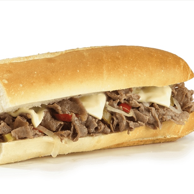 a sandwich sitting on top of a table