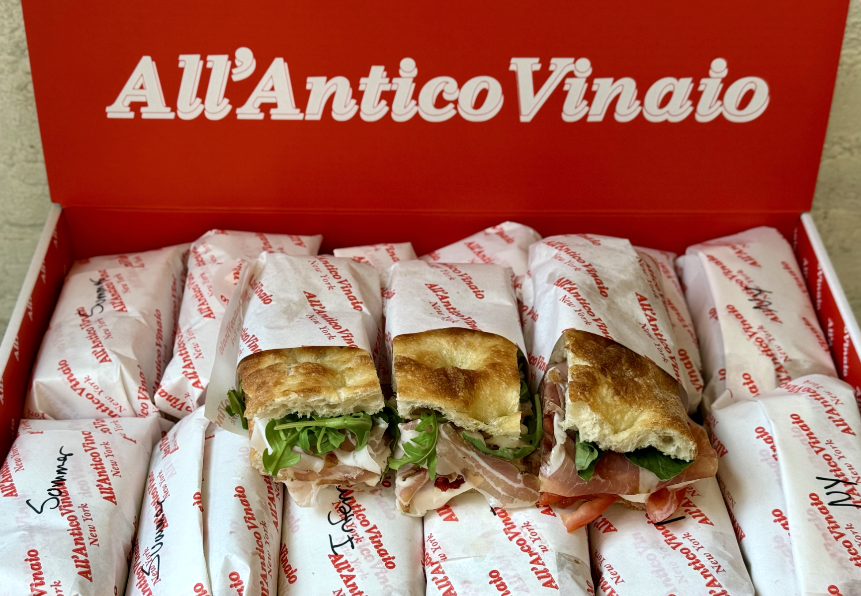 a sandwich sitting on top of a table