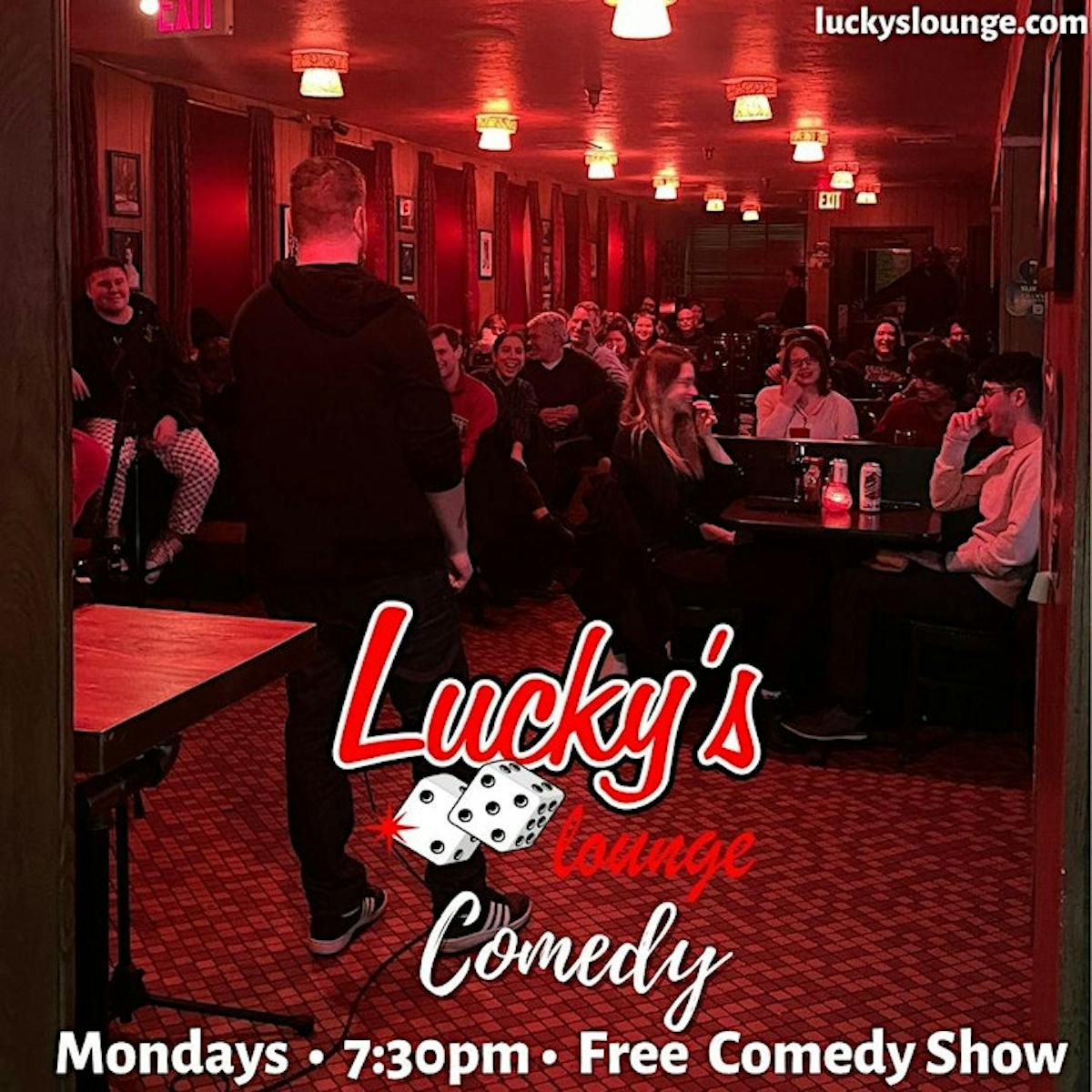 luckys lounge comedy nights mondays in boston