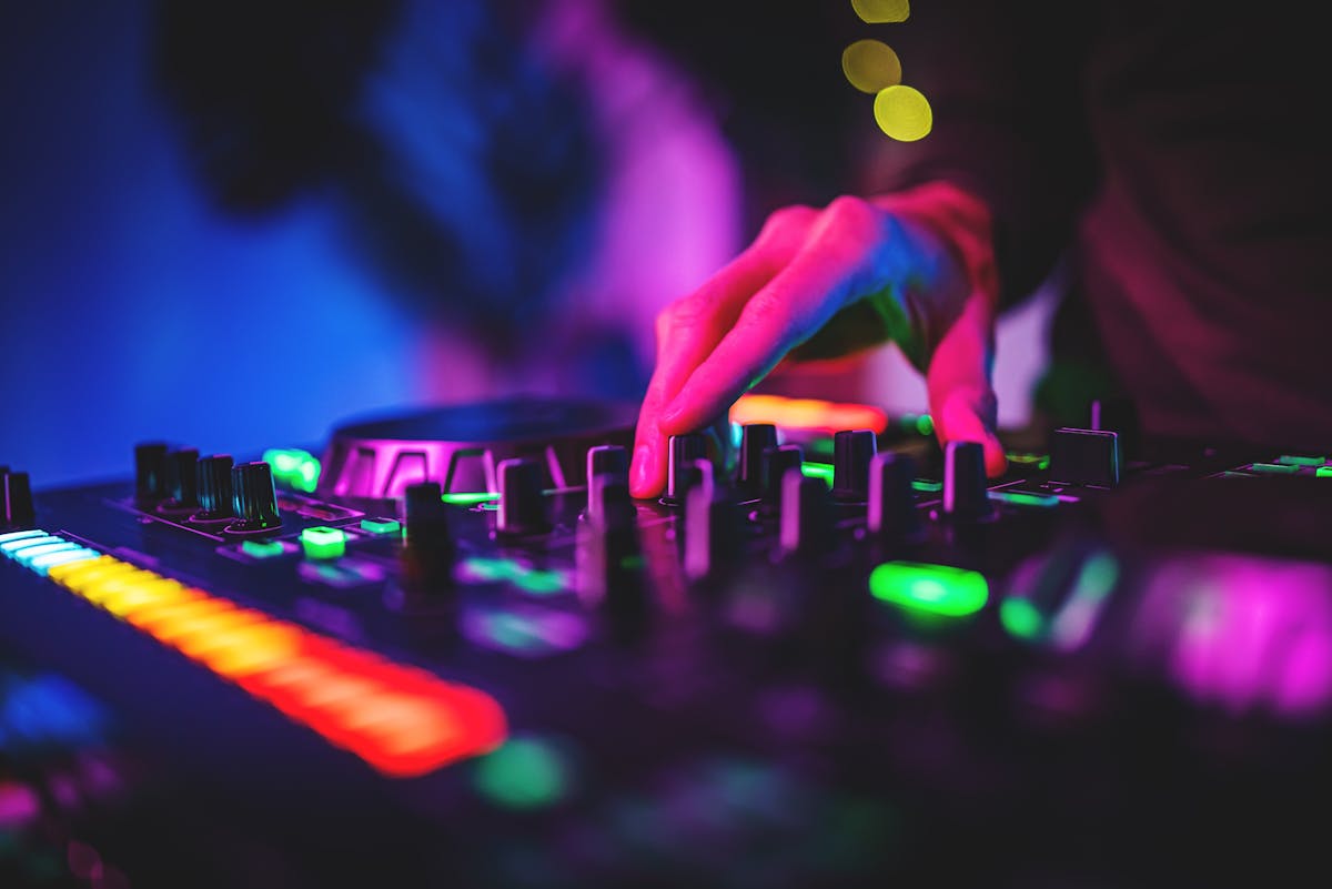 DJ at a bar