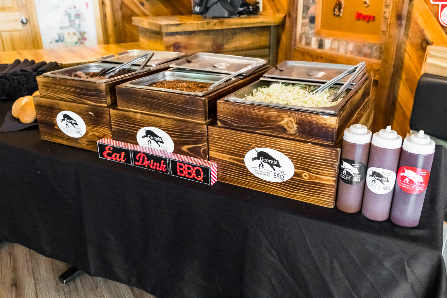 a stack of flyers on a table