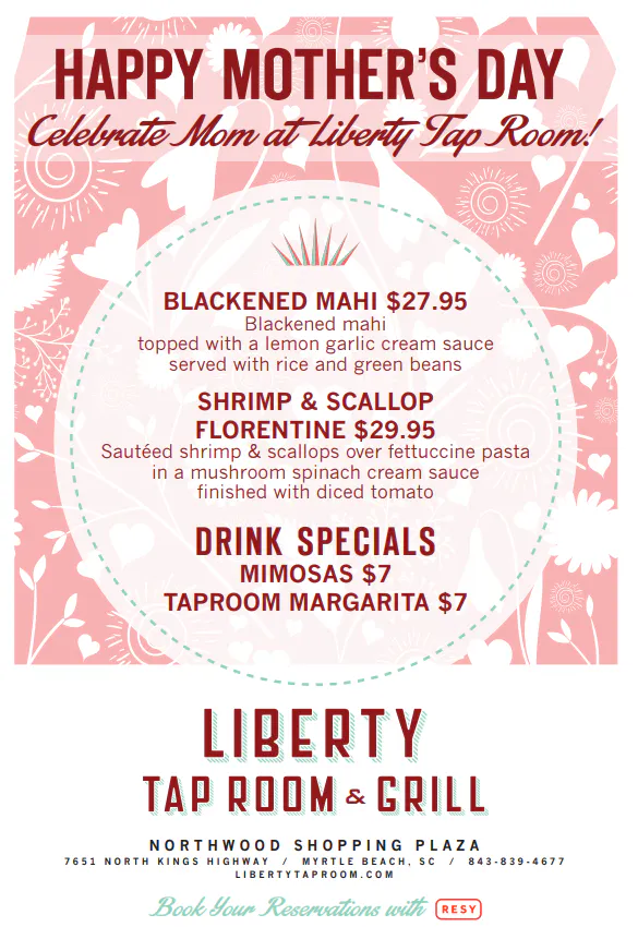a menu for a restaurant