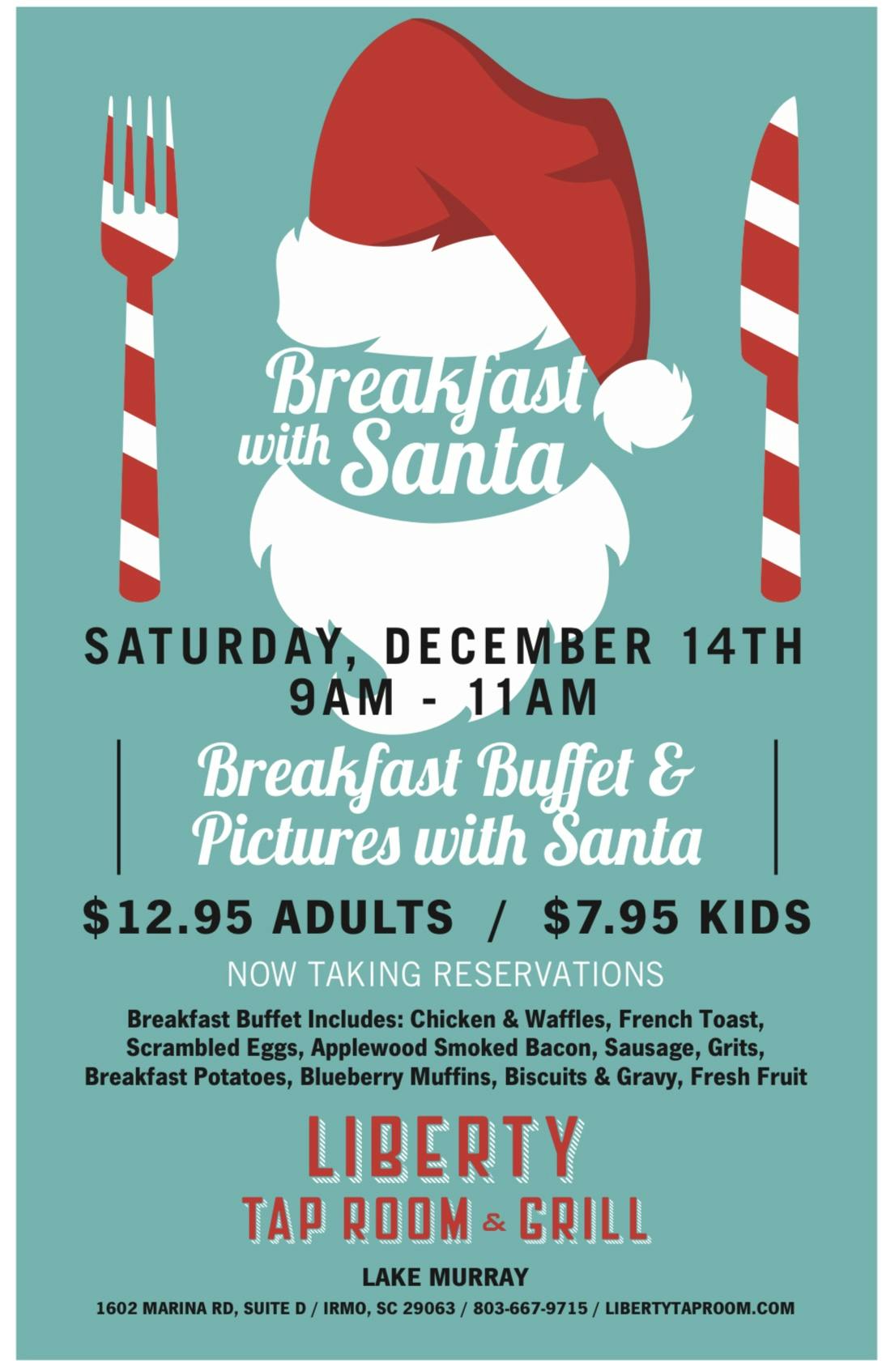 Breakfast With Santa Liberty Tap Room Grill