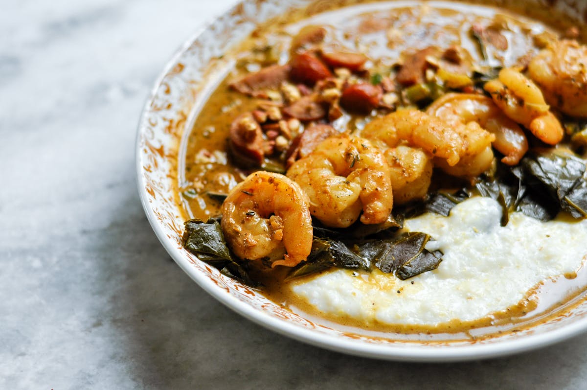 a plate of food
