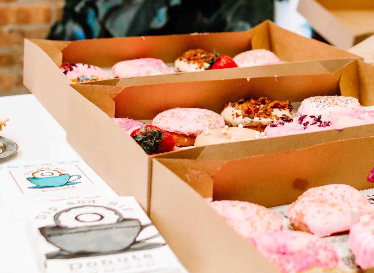 donuts in a box